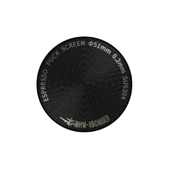 MHW-3BOMBER Espresso Puck Screen-Titanium Black -(0.2mm)