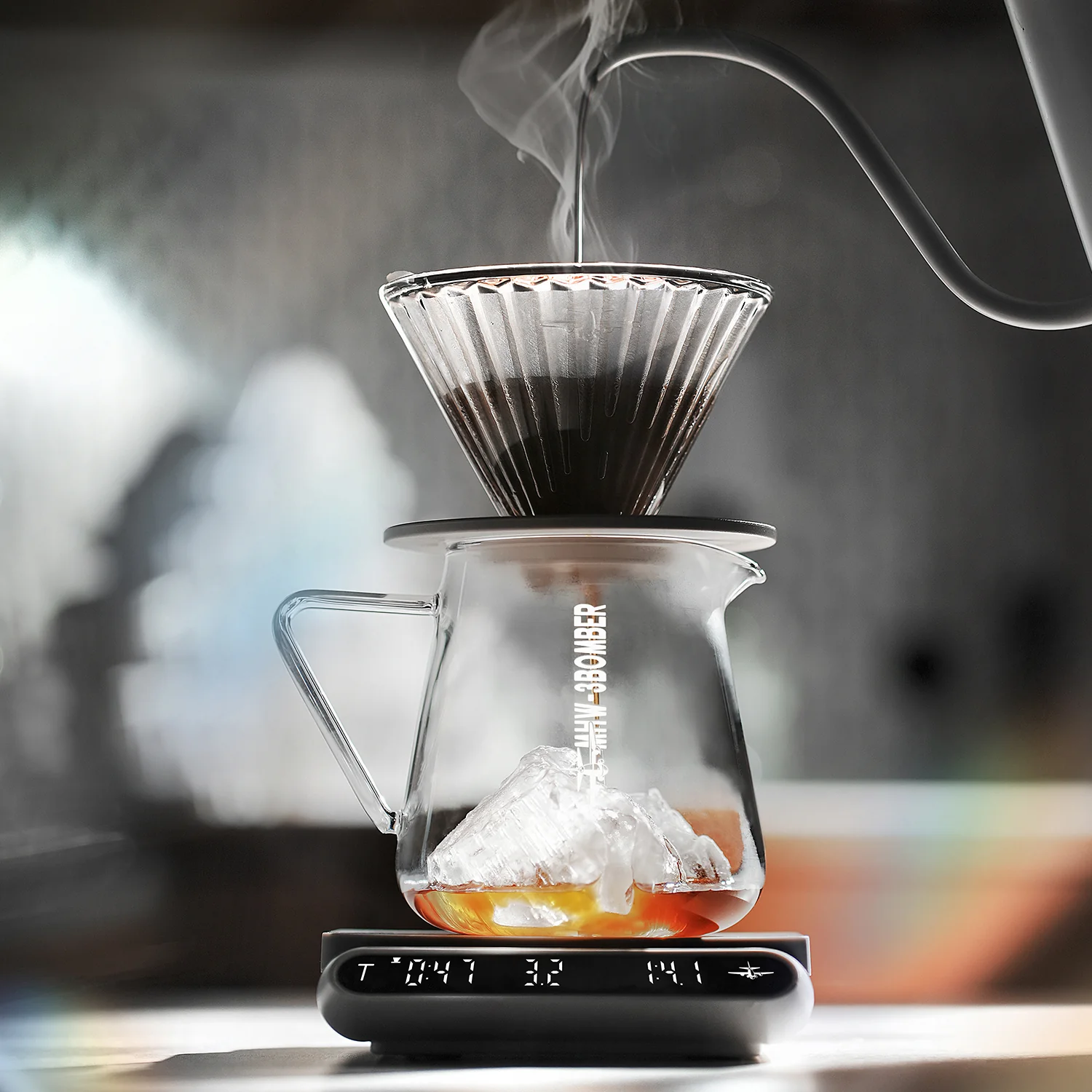 MHW-3BOMBER Elf Coffee Server Glass 500ml - الصورة 2